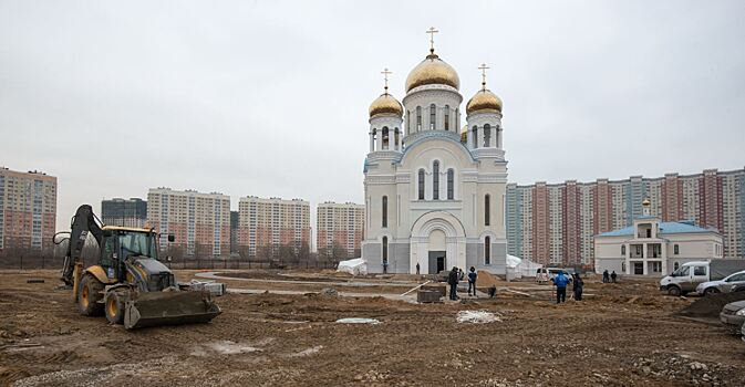 Храм Покрова Пресвятой Богородицы в Некрасовке достроят в январе следующего года