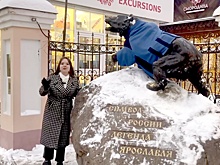 Бронзовые мишки в Ярославле радуют местных жителей и привлекают туристов