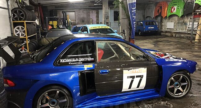 Настоящий гоночный болид Subaru Impreza WRX STI продается в Кемерово