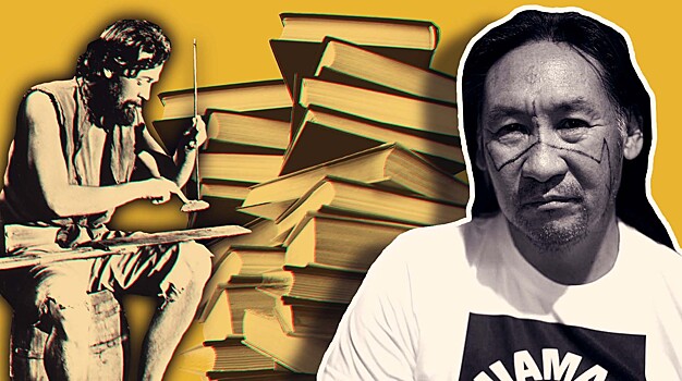 Россияне завалили якутского шамана Габышева книгами про Робинзона Крузо