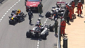 Во время гонок «Формулы-1» произошла серьезная авария