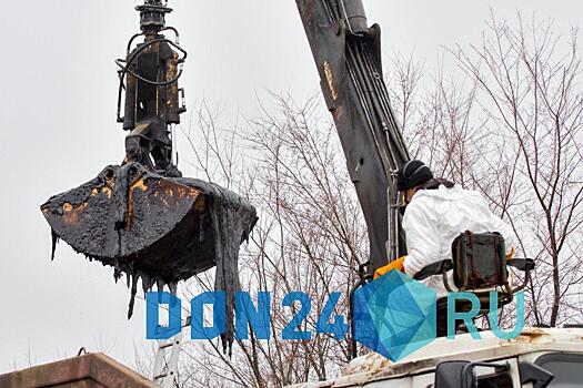 Очищен от песка: в Усть-Донецке переработают мазут с черноморского побережья