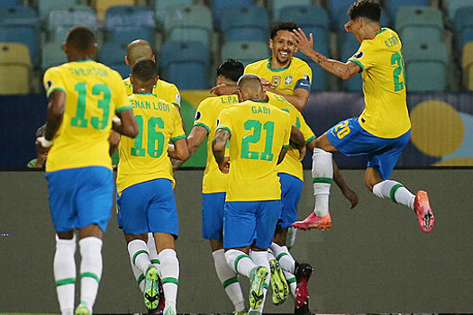 Сборная Бразилии по футболу уверенно переиграла Германию на Играх-2020