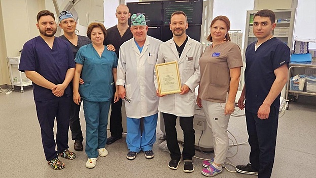 Врачам Регионального сосудистого центра Красногорской больницы вручили награды