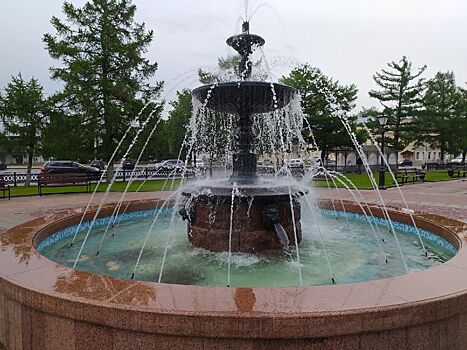 Главный фонтан Костромы удивил всех