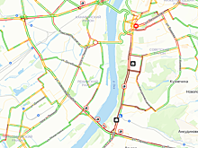 Адские пробки сковали Нижний Новгород вечером 10 апреля