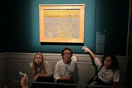 Обливших супом картину Ван Гога активистов захотели посадить в тюрьму