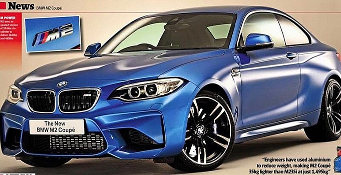 Купе BMW M2 получит 364-сильный мотор