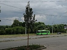 У Ягодной слободы в Казани из-за отсутствия тока встали троллейбусы