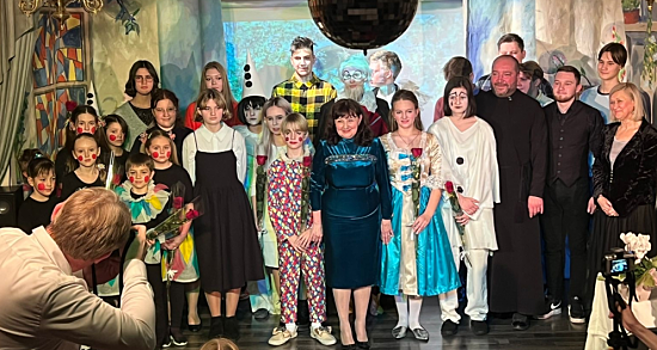 Театральная студия «Синяя птица» при храме святителя Стефана Пермского отметила 5-летний юбилей