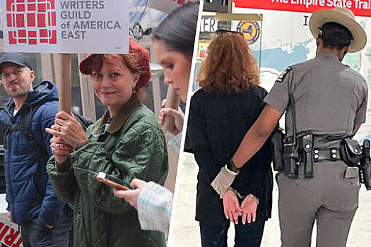 Актриса Сьюзан Сарандон была арестована на акции протеста в Нью-Йорке