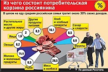 Правительство РФ намерено пересмотреть состав потребительской корзины