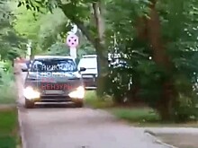 Водителю иномарки, проехавшему по тротуару на улице Володарского, грозит штраф