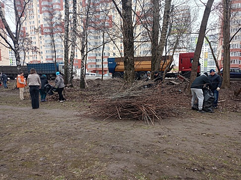 На общегородской субботник 29 марта вышло более 15000 курян