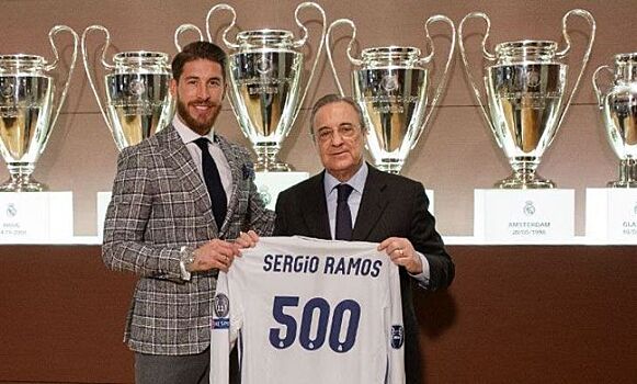 Серхио Рамос: "Не исключаю, что поменяю номер на футболке с 4-го на 93-й"