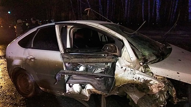 Опубликовано видео с места смертельного ДТП под Екатеринбургом