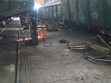 Авария в вагонном ремонтном депо ликвидирована. ФОТО