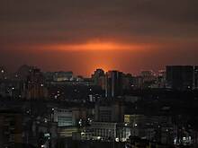 В украинском городе после прилета пропал свет