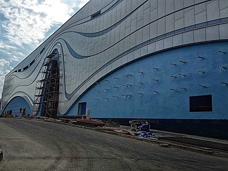 Рабочий пострадал на стройке аквапарка в Нижнем Новгороде