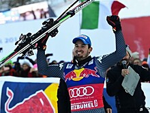 Итальянский горнолыжник Парис занял первое место в скоростном спуске на этапе КМ