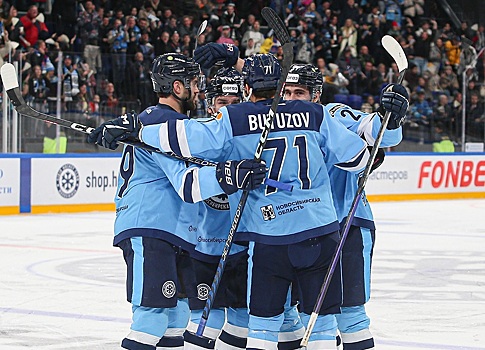Хоккейная «Сибирь» дома обыграла «Витязь» со счётом 3:2