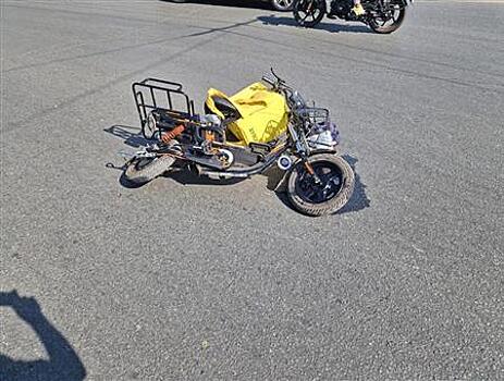 Парень на электровелосипеде попал под BMW в Самаре