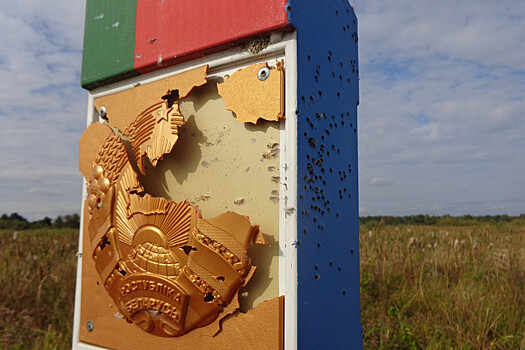 Белорусский погранзнак обстреляли с территории Украины