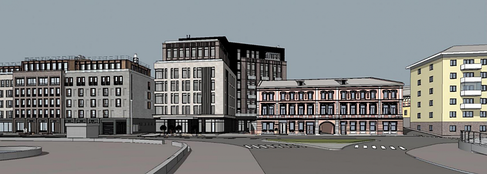 Нижегородцам показали облик будущей гостиницы на улице Пискунова