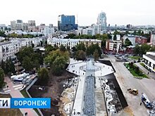 В Воронеже прошёл технический пуск уникального для России фонтанного комплекса
