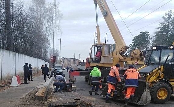 Столб посреди дороги в Зеленодольском районе демонтировали