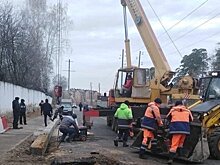 Столб посреди дороги в Зеленодольском районе демонтировали