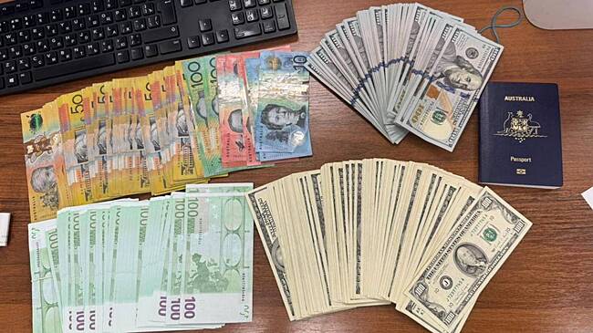Австралиец хотел вывезти из РФ в Китай больше 35 тысяч долларов, его задержали