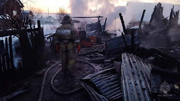 На Среднем Урале завели дело после гибели семьи на пожаре: «Возгорание холодильника»