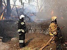 Появилось видео пожара в Ростове-на-Дону