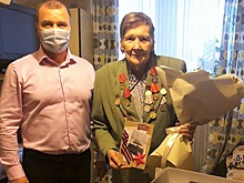 Зеленоградские  участники обороны Москвы получили поздравления и подарки