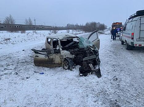 Две женщины столкнулись на трассе под Новосибирском, погиб мужчина