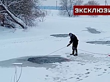 Опубликованы кадры операции по поиску пропавшего подо льдом экс-замминистра юстиции Ялунина