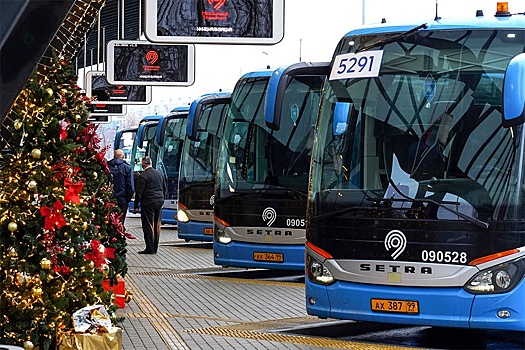 Пик продаж билетов на междугородние автобусы из Москвы пришелся на 30 декабря