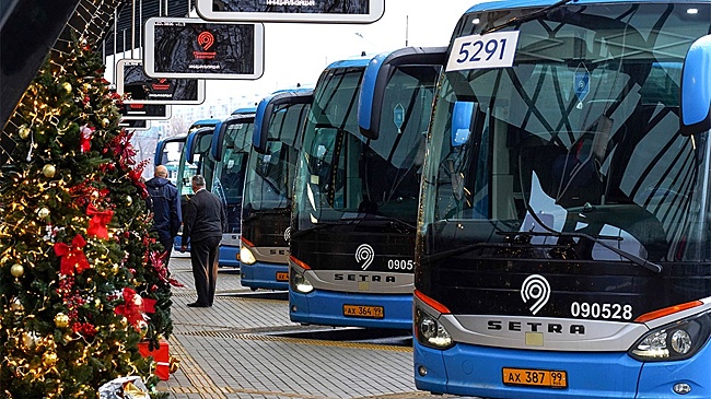 Пик продаж билетов на междугородние автобусы из Москвы пришелся на 30 декабря