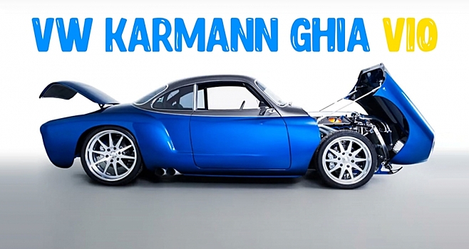 Это самый впечатляющий VW Karmann Ghia, оснащённый V10 от Dodge Viper