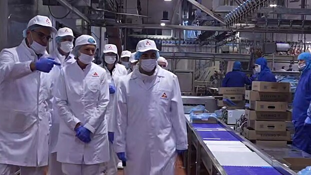 Оксана Лут посетила завод группы компаний «Дамате» в Ростовской области