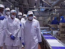 Оксана Лут посетила завод группы компаний «Дамате» в Ростовской области