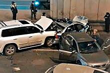 Смертельное столкновение Lexus с машиной ДПС попало на видео