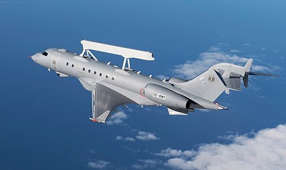 Компания Saab представила самолет дальнего радиолокационного обнаружения GlobalEye