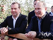 Путин на Ставрополье подставил Медведеву плечо