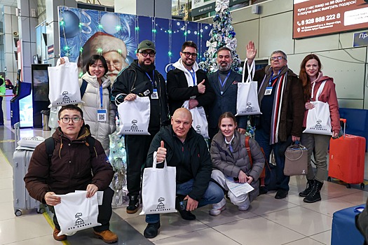 Иностранные участники пресс-тура проекта «Это Кавказ» знакомятся с достопримечательностями Чечни