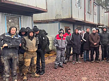 В ходе рейда мигранты прыгали из окон и пытались скрыться в лесу