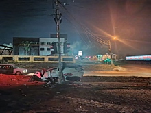 Автомобиль РЕНО перевернулся на крышу в Калиниском районе Новосибирска