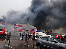 Выясняются обстоятельства крупного пожара на рынке под Ростовом