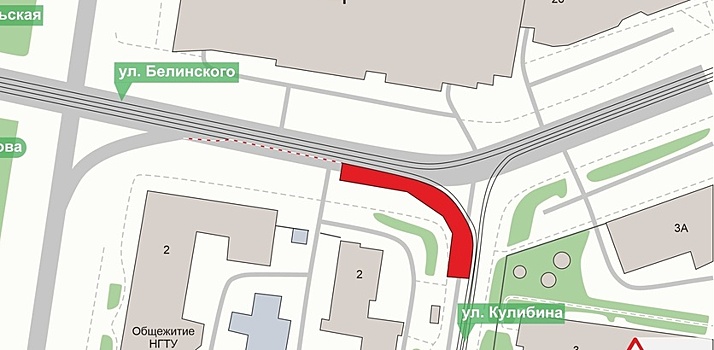 Часть улицы Белинского перекрыли в Нижнем Новгороде